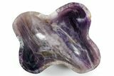Polished Purple Fluorite Bowl #359582-1